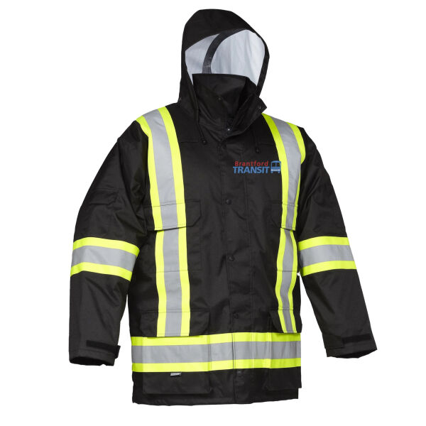 Embroidered Hi Vis Safety Winter Cargo Parka Thumbnail