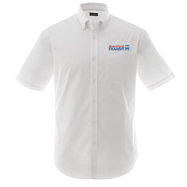 Embroidered Short Sleeve Dress Shirt (Tall) Thumbnail